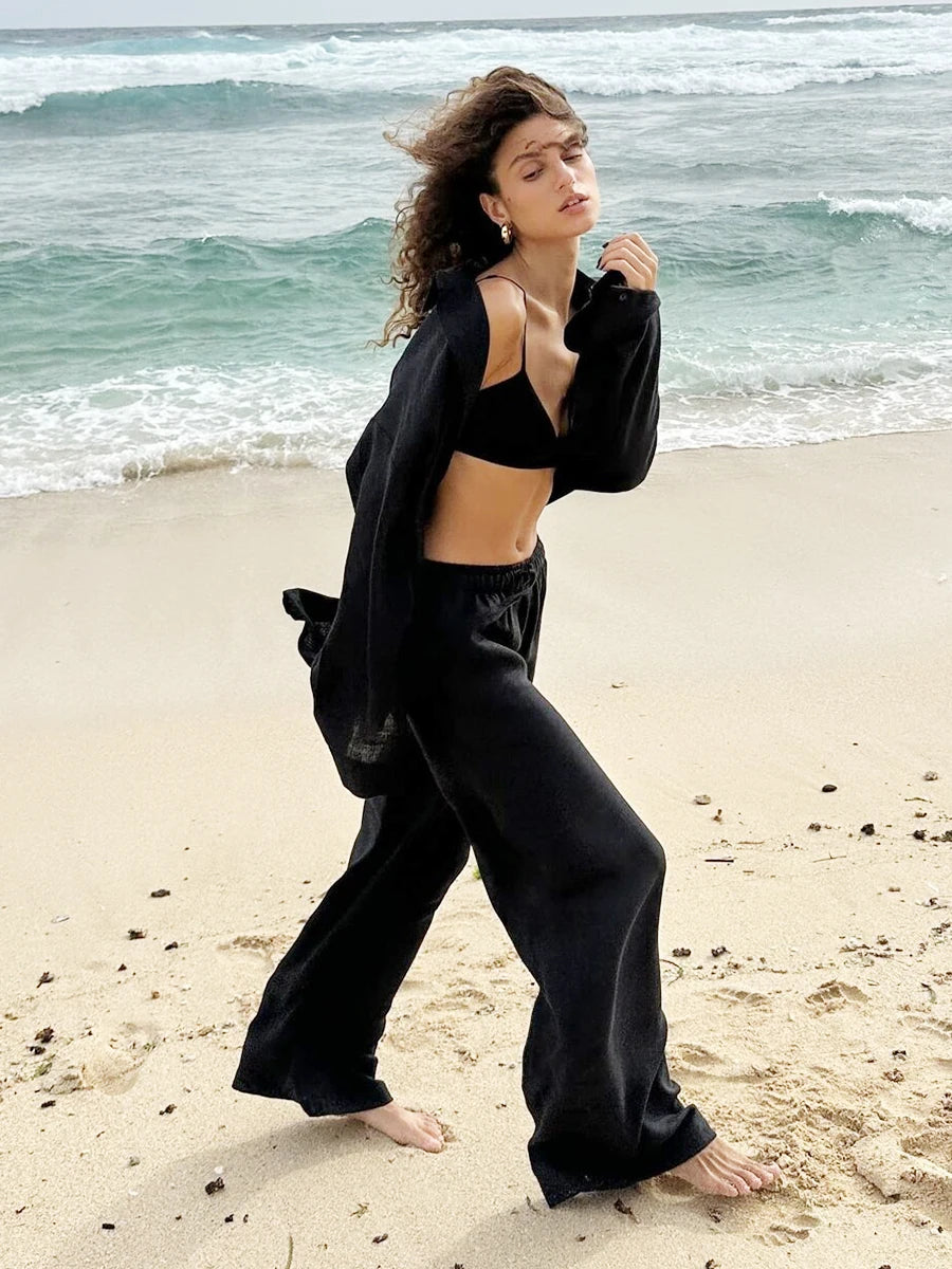 חליפת חוף קיץ – סול מארה ☀️🌴
